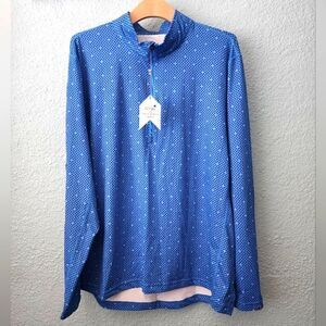 1764 Iconic Quarter Zip Golf Pullover shirt new with tags